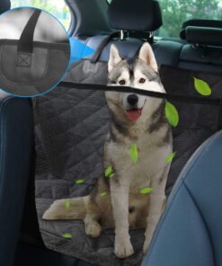 Alternative view of Protector para silla trasera impermeable negro