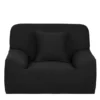 Protector de sof premium negro un (1) puesto Casa LiLe