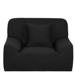 Protector de sof premium negro un (1) puesto Casa LiLe