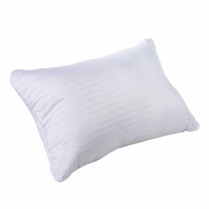 Almohada blanca para dormir con fibra siliconada