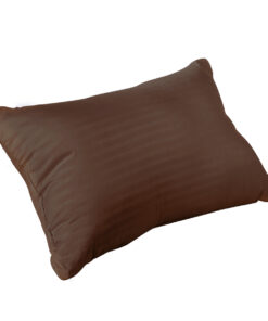 Almohada café estándar con relleno siliconado