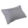 Almohada gris claro estándar con relleno siliconado
