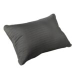 Almohada gris oscuro estándar de microfibra