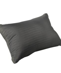 Almohada gris oscuro estándar de microfibra