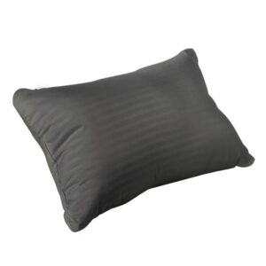 Almohada gris oscuro estándar de microfibra