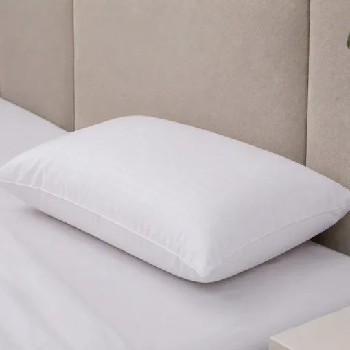 Almohada blanca para dormir con fibra siliconada Casa LiLe