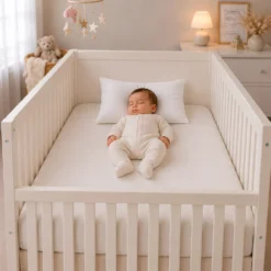 Almohada para beb blanca en fibra siliconada Casa LiLe