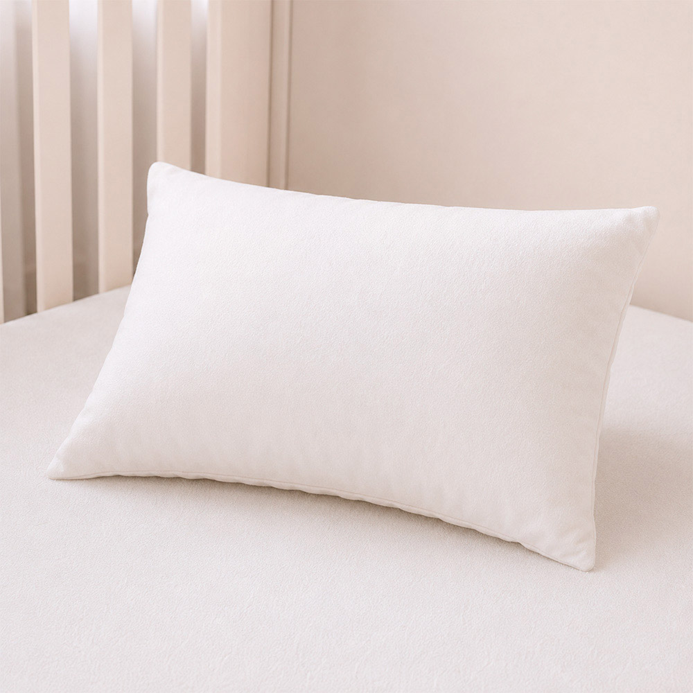 Almohada para bebé blanca en fibra siliconada