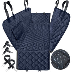 Protector para silla trasera impermeable azul oscuro