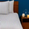Juego de Duvet Cati nico Azul Raya Media Casa LiLe