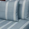 Juego de Duvet Cati nico Azul Triple L nea Casa LiLe