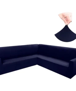 Funda ajustable para rinconera azul oscuro