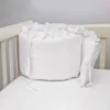 Combo Dulces Sue os Peque n Blanco Set Completo de Cuna con Bumper + Juego de S banas + Almohada + Cojines + Protector Antifluido Casa LiLe