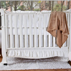 Alternative view of Faldón para Cuna Blanco Boleros