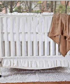 Alternative view of Faldón para Cuna Blanco Boleros