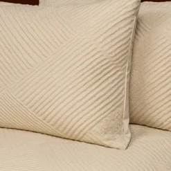 Juego de Duvet Jacquard Camel Rayas Casa LiLe