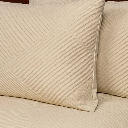 Juego de Duvet Jacquard Camel Rayas Casa LiLe