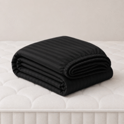 Sábana Ajustable Premium Negro Tipo B (Con Imperfecciones)