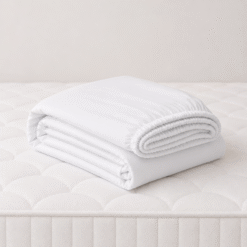 Sábana Ajustable Blanca 180-200 Hilos King Tipo B (Con Imperfecciones)