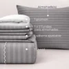 Combo LIL Gris Claro Premium - Plum n + Juego de Duvet + Almohada + Cobija Bunny Casa LiLe