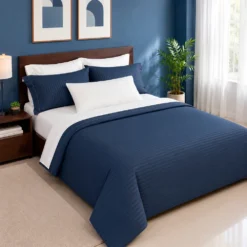 Combo duvet m s plum n azul oscuro embozado Casa LiLe
