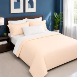 Combo duvet m s plum n beige embozado Casa LiLe