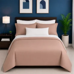 Combo duvet m s plum n caramelo Casa LiLe