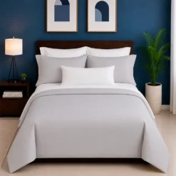Combo duvet m s plum n gris Casa LiLe