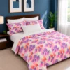 Combo duvet m s plum n hojas morado Casa LiLe