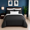 Combo duvet m s plum n negro embozado Casa LiLe