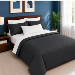 Alternative view of Combo duvet más plumón negro embozado