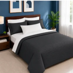 Combo duvet m s plum n negro embozado Casa LiLe