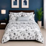 Combo duvet m s plum n olivos gris Casa LiLe
