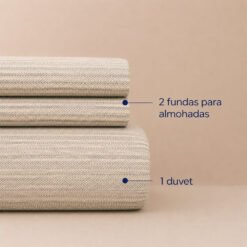Duvet + Fundas Jacquard Collection Espiga Gris - Imagen 4