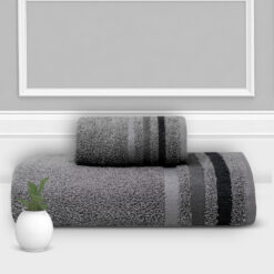 Kit Toalla Hogar Gris Oscuro