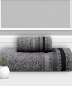 Kit Toalla Hogar Gris Oscuro