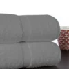 Toalla Gris Cuerpo Ba o 580 GR Casa LiLe