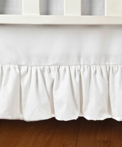 Faldón para Cuna Blanco Boleros