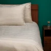 Juego de Duvet Jacquard Rombos Beige Casa LiLe