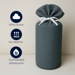 Juego de Duvet Jacquard Gris Cuadros Casa LiLe