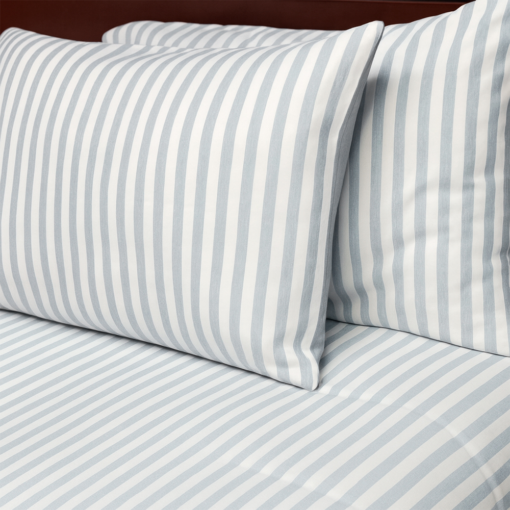 Juego de Duvet Catiónico Gris Raya Media - Imagen 3