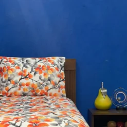 Juego de Duvet Hojas Naranja Casa LiLe