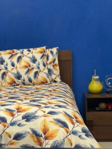 Juego de Duvet Hojas Oro