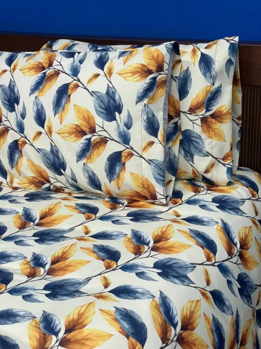 Juego de Duvet Hojas Oro Casa LiLe