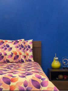 Juego de Duvet Hojas Moradas