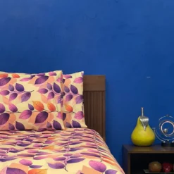 Juego de Duvet Hojas Moradas Casa LiLe