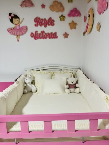 Combo Dulces Sueños Pequeñín Beige – Set Completo de Cuna con Bumper + Juego de Sábanas + Almohada + Cojines + Protector Antifluido photo review