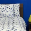 Juego de Duvet Estampado Flores Azules Casa LiLe