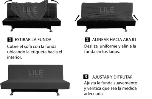 Protector de sof cama azul navidad premium Casa LiLe