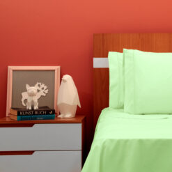 Alternative view of Juego de Sábanas Hoteleras Verde Manzana